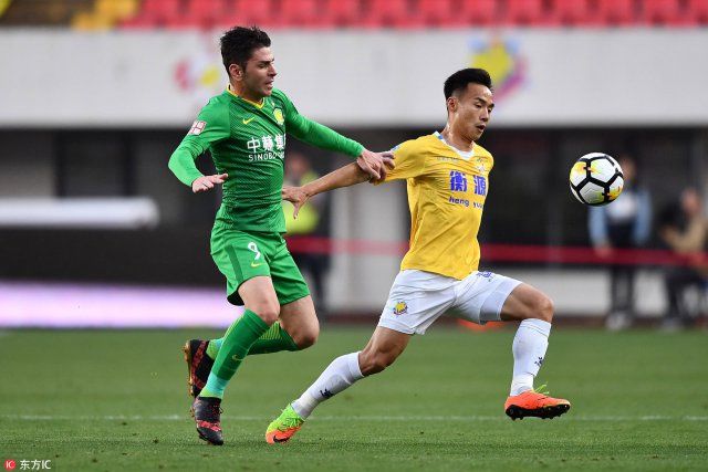 国安客场不敌申鑫,遭遇连败 国安客场不敌申鑫,遭遇连败